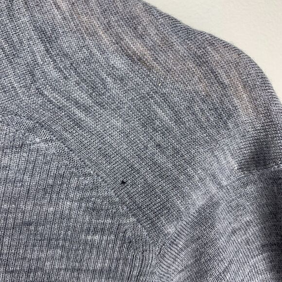 Theory wool short sleeve open front cardigan sweater size large - Picture 8 of 9